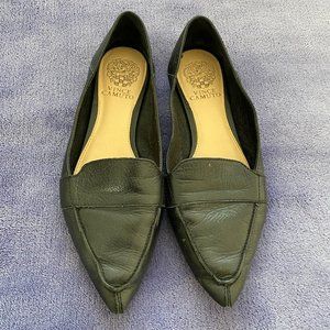 Vince Camuto pointed toe flats in black